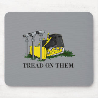 Tapis De Souris Marchez Sur Bulldozer Drôle Hommes Femmes De Const