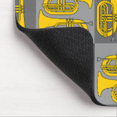 Tapis De Souris Marching Baritone Crosshatch (Coin)