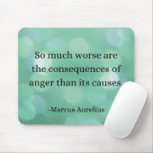 Tapis De Souris Marcus Aurelius : Conquérir la colère, Trouver la  (Avec souris)
