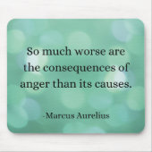 Tapis De Souris Marcus Aurelius : Conquérir la colère, Trouver la  (Devant)
