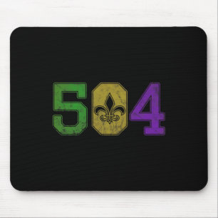 Tapis De Souris Mardi Gras 504 Nola Nouvelle Orléans Louisiane La