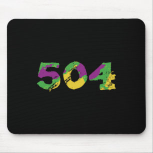 Tapis De Souris Mardi Gras 504 Nola Retro New Orleans Tee Fleur De