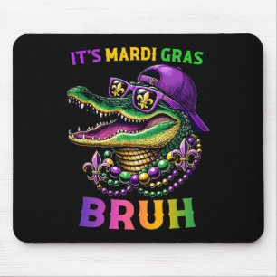 Tapis De Souris Mardi Gras Bruh Marigator Alligator Mardi Gra