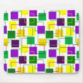 Tapis De Souris Mardi Gras Carrés et grands titres (Devant)