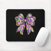 Tapis De Souris Mardi Gras Coquette Bow 2 (Avec souris)