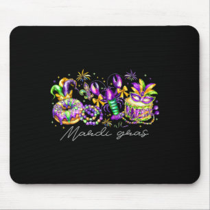 Tapis De Souris Mardi Gras Fleur De Lis Beads Louisiane Festival C