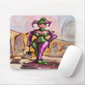 Tapis De Souris Mardi Gras Jester (Avec souris)