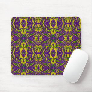 Tapis De Souris Mardi Gras Kaleidoscope