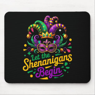 Tapis De Souris Mardi Gras Laisser Les Shenanigans Commencer Les H