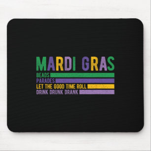 Tapis De Souris Mardi Gras Paradase Carnival Gras Mardi Louisiane