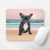 Tapis De Souris Mare French Bulldog Beach Eau Soleil (Avec souris)