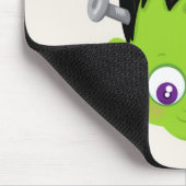 Tapis De Souris Mare Green Frankenstein Monster face Halloween (Coin)