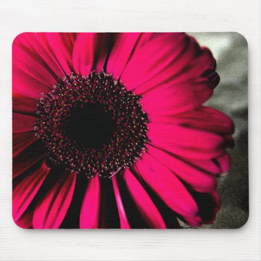 Tapis De Souris Marguerite rose Mousepad (Devant)