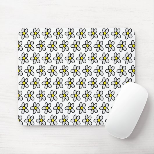 Tapis De Souris Marguerites (Avec souris)