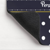 Tapis De Souris Marguerites Girly et pois de mod avec le nom (Coin)