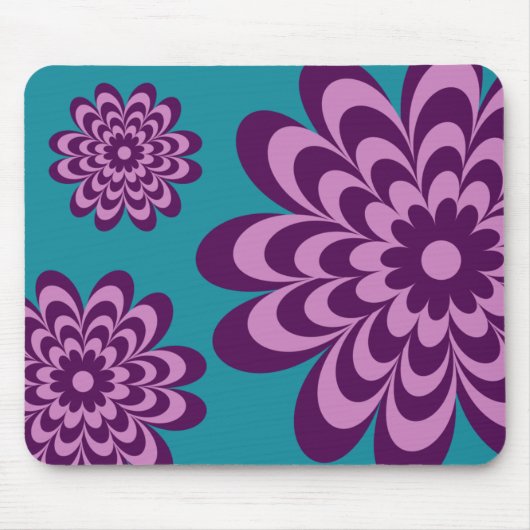 Tapis De Souris Marguerites super modernes Mousepad (Devant)