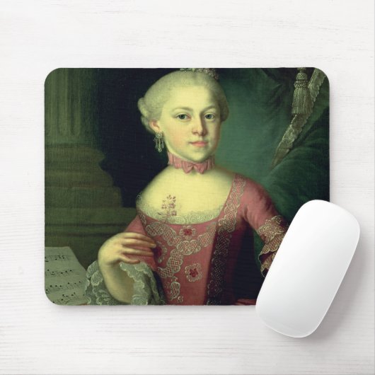 Tapis De Souris Maria Anna Mozart, appelée 'Nannerl (Avec souris)