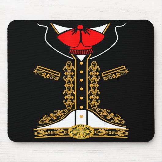 Tapis De Souris Mariachi Charro Costume Mexicain Pour Cinco De May (Devant)