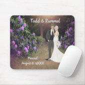 Tapis De Souris Mariage de conservation avec Arrière - plan de jar (Avec souris)