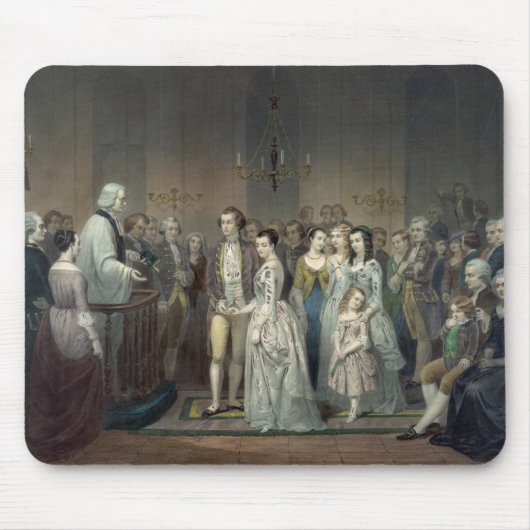 Tapis De Souris Mariage de George Washington mousepad (Devant)