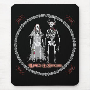 Tapis De Souris Mariage de squelette