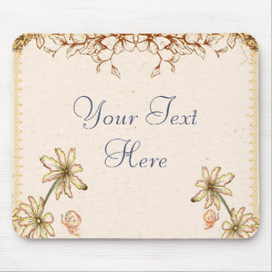 Tapis De Souris Mariage Fleurs vintages