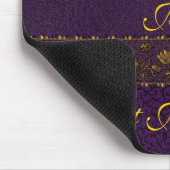 Tapis De Souris Mariage pourpre riche (Coin)