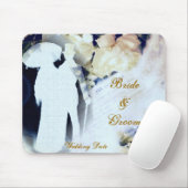Tapis De Souris Mariage romantique Mousepad (Avec souris)