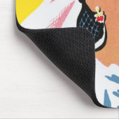 Tapis De Souris Mariage Vintage, Mariés s'embrassant (Coin)