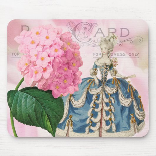 Tapis De Souris Marie Antoinette Shabby Mousepad (Devant)
