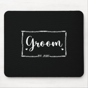 Tapis De Souris Marié Env. 2025 Mariage Mari Correspondant Marié J