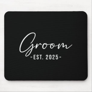 Tapis De Souris Marié Env. 2025 Tenue de préparation assortie Mari