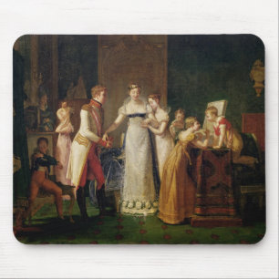Tapis De Souris Marie-Louise Autriche offrant l'adieu elle
