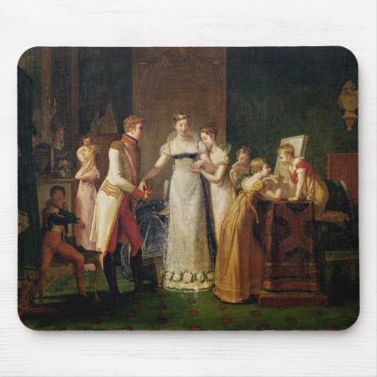 Tapis De Souris Marie-Louise Autriche offrant l'adieu elle (Devant)