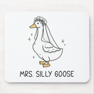 Tapis De Souris Mariée à Venir Mariage Drôle de Mariée Oie en Trai