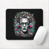 Tapis De Souris Mariée Cyberpunk De Frankenstein (Avec souris)