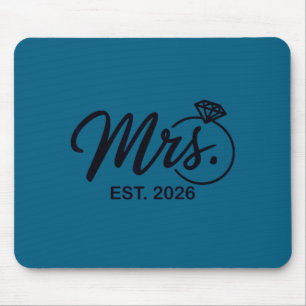 Tapis De Souris Mariée Est 2026 Fiancé Mme Art Graphique