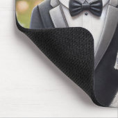 Tapis De Souris Mariée et marié chat (Coin)