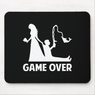 Tapis De Souris Mariée Gameover Marié Mariage Célibataire Enterrem