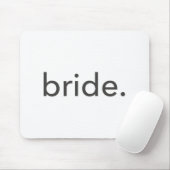 Tapis De Souris Mariée minimaliste. Minimal (Avec souris)