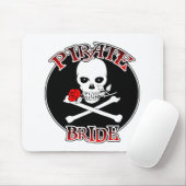 Tapis De Souris Mariée pirate Mousepad (Avec souris)