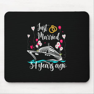 Tapis De Souris Mariés depuis &#  ans &# e anniversaire de cro