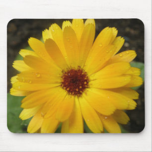 Tapis De Souris Marigold jaune Macro Mousepad
