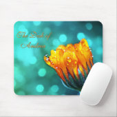 Tapis De Souris Marigold sur Aqua (Avec souris)