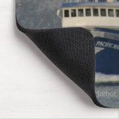 Tapis De Souris Marin Pacifique, bateau de crabe dans le port (Coin)