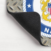 Tapis De Souris Marine américaine | Officier Crest (Coin)