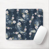 Tapis De Souris Marine Mousepad floral (Avec souris)