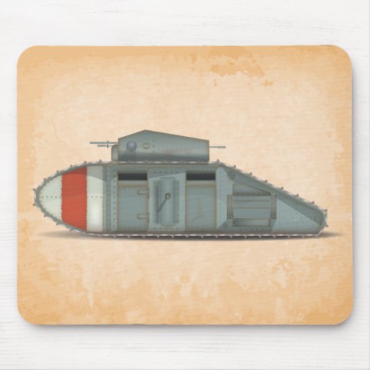 Tapis De Souris Mark 1 Tank britannique (Devant)