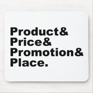 Tapis De Souris Marketing Mix   Produit Prix Promotion & Lieu