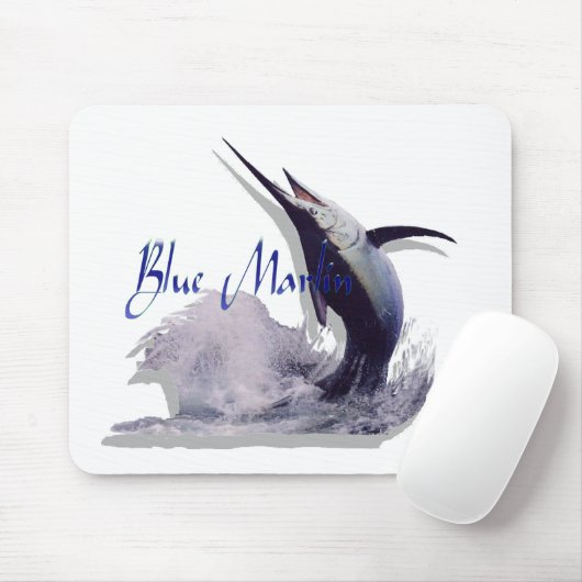 Tapis De Souris marlin bleu (Avec souris)